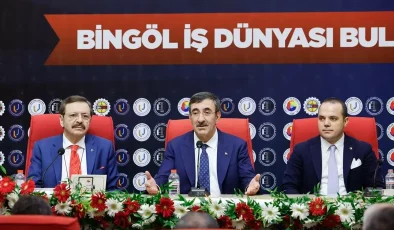 Cumhurbaşkanı Yardımcısı Yılmaz, Bingöl Ticaret ve Sanayi Odasını Ziyaret Etti