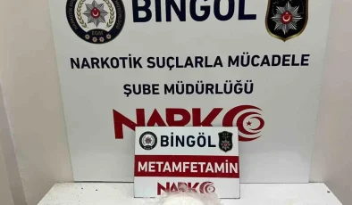 Bingöl’de Uyuşturucu Operasyonu: 90 Gram Metamfetamin Ele Geçirildi